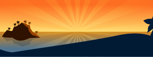 Island Vector Minimalist Design Project